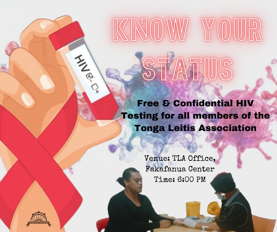 Tonga Leitis Association - HIV Awareness Programs & Free Screening